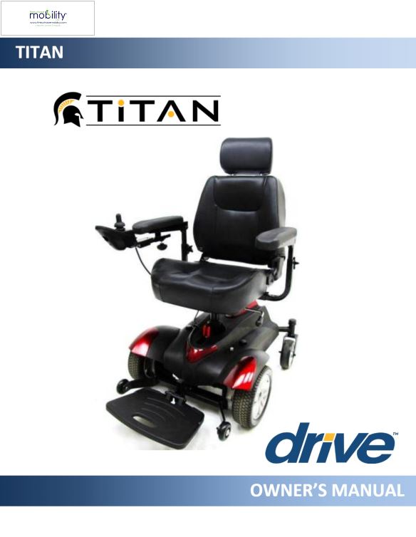 Drive Titan Powerchair Manual
