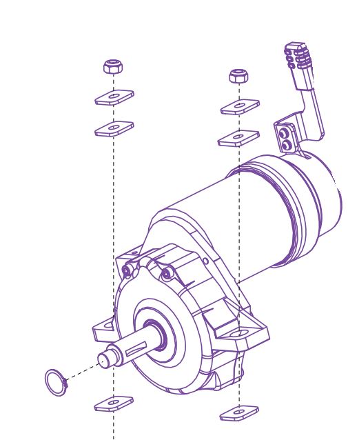 Motor Assembly for Pride New Go Chair